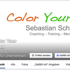 „Color Your Mind“ ist auf Facebook angekommen…